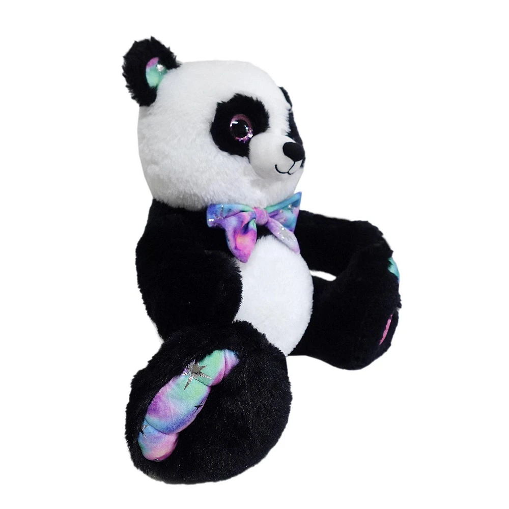 Way To Celebrate Large Big Feet Panda Black and white Plush ,14inch