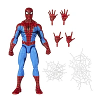 Marvel Legends Series Spider-Man Cel Shaded 6-inch Action Figure Toy, 6 Accessories