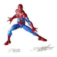 Marvel Legends Series Spider-Man Cel Shaded 6-inch Action Figure Toy, 6 Accessories