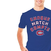 NHL Montreal Canadiens Men's Chaque Match Short Sleeve T-Shirt *On-Line Exclusive