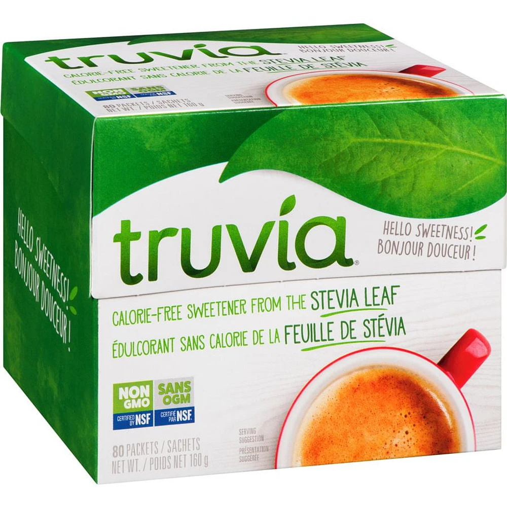 Truvia Calorie-Free Sweetener from the Stevia Leaf Sachets/Packets, 80 Count (160 g Carton)