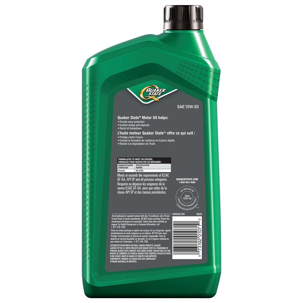 Quaker State Motor Oil -30 946ml