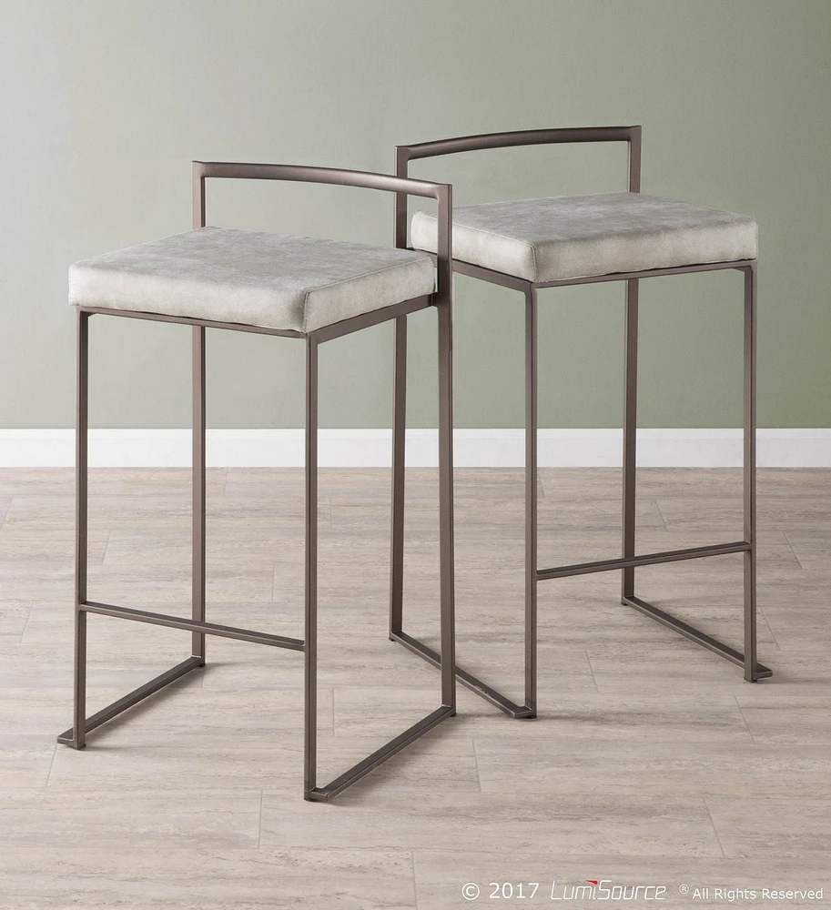 Fuji Industrial Counter Stool by LumiSource