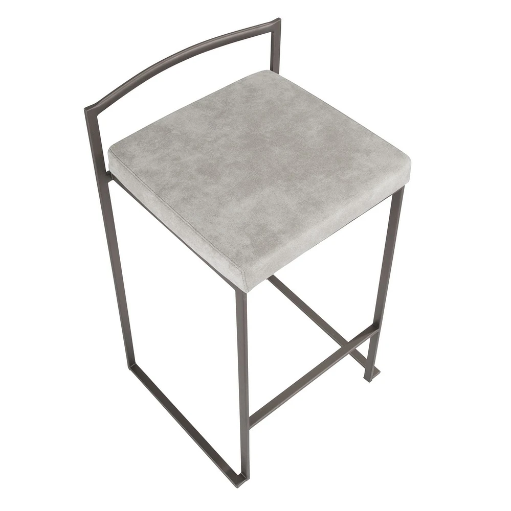 Fuji Industrial Counter Stool by LumiSource