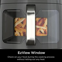 Ninja AF171C EzView Air Fryer Max XL, 5.5-qt. Capacity, 7 functions, up to 450°F, EzView Window, Grey, 7 cooking functions