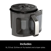 Ninja AF171C EzView Air Fryer Max XL, 5.5-qt. Capacity, 7 functions, up to 450°F, EzView Window, Grey, 7 cooking functions