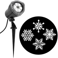 Lightshow Projection-Whirl-a-Motion-Ornate SnowFlurry (White)