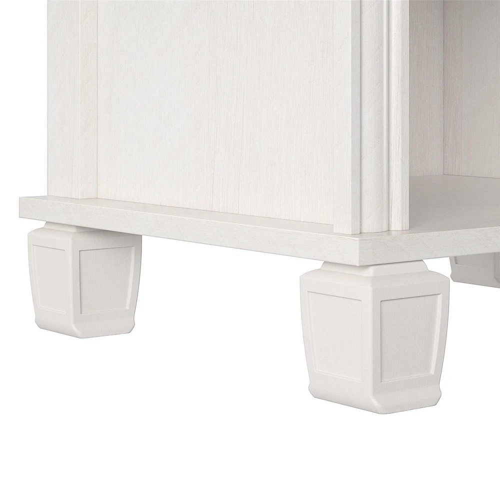 Ameriwood Home Rue Lane Nightstand, Ivory Oak and Gray Oak