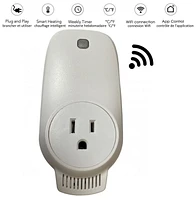 Wexstar Plug-In Thermostat with Wi-Fi capability and Smart Phone Connection for Portable Heaters, C TUV US and FCC Certified