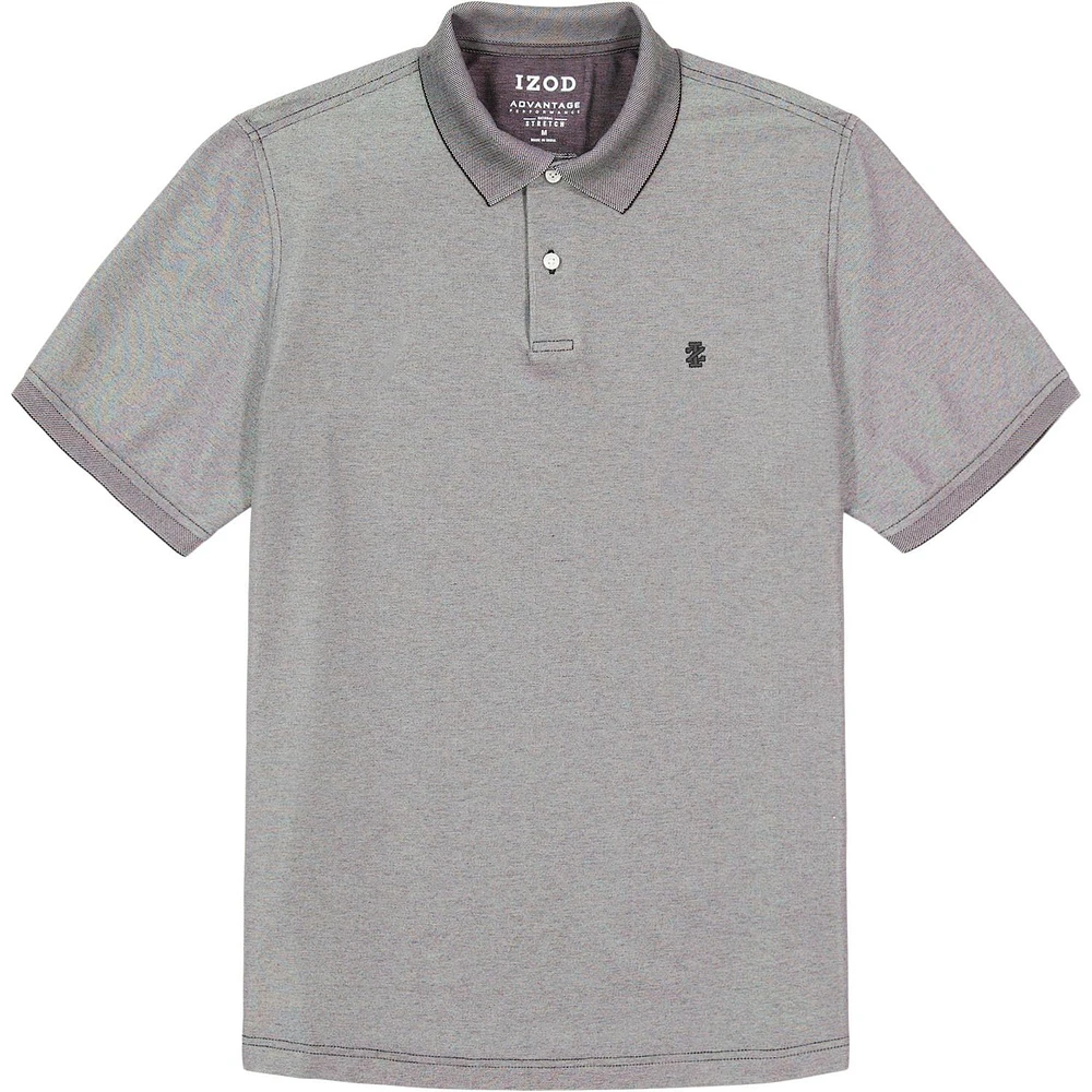 IZOD MENS SHORT SLEEVE PIQUE POLO