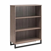 Ameriwood Home Lynnfield 3 Shelf Bookcase, Distressed Gray Oak