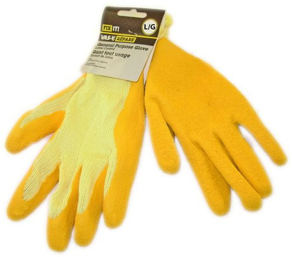 Latex Coated Gloves (L)