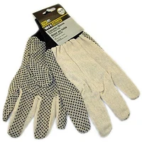 Dotted Canvas Gloves, Fits All