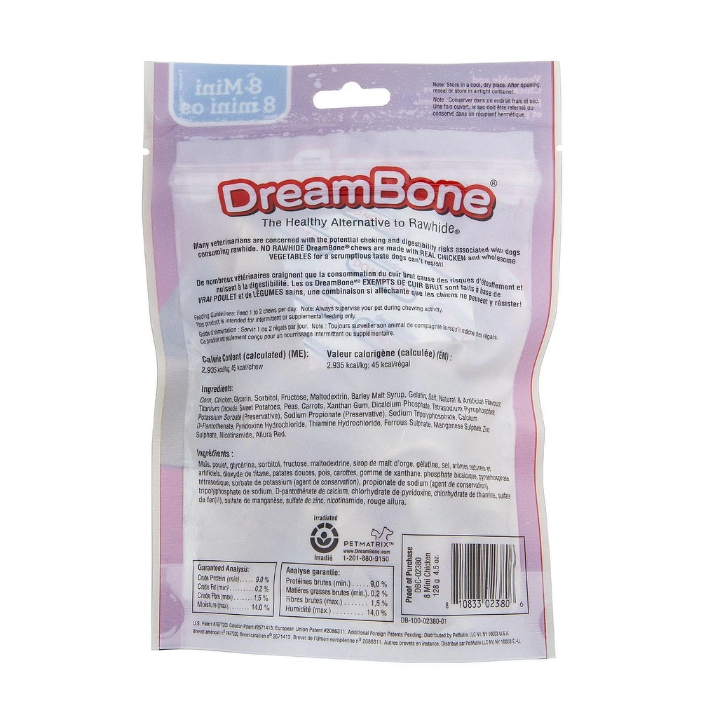 DreamBone Vegetable And Chicken Dog Chews