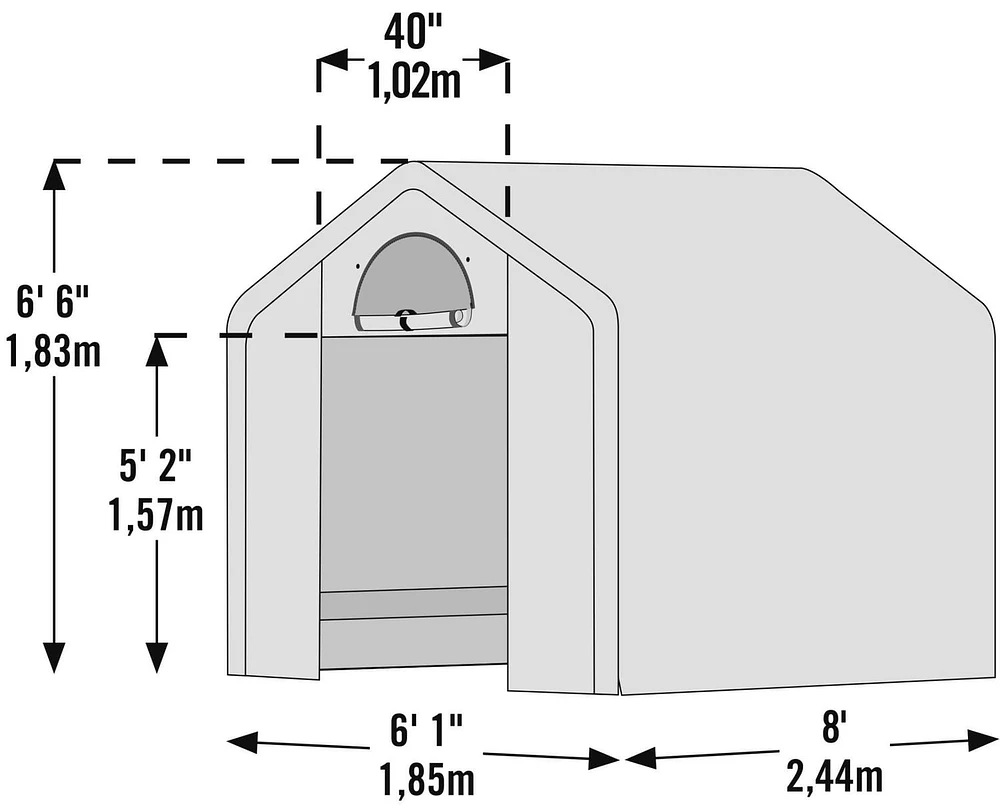 ShelterLogic GrowIT Greenhouse with Integrated Shelving