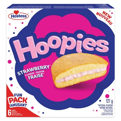 Hostess® Hoopies™ Strawberry Flavour Cakes