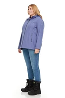 Veste softchell à capuchon plus pour femmes Swiss Tech