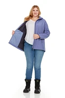 Veste softchell à capuchon plus pour femmes Swiss Tech