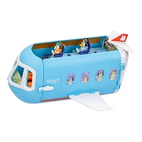 BLUEY 3-IN-1 AIRPLANE PLAYSET, 2 Exclusive Figures Included