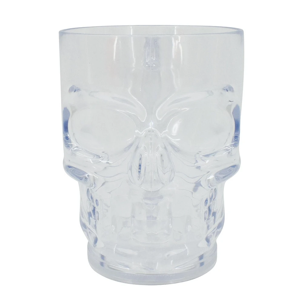 Halloween Clear Skull Beer Mug