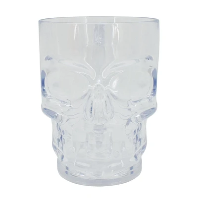 Halloween Clear Skull Beer Mug