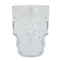 Halloween Clear Skull Beer Mug