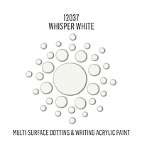 FolkArt Dots 2 oz Acrylic Paint, Whisper White, FolkArt Dots Acrylic Paint