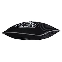 NBA Brooklyn Nets Pillow Cushion, 18” x 18”