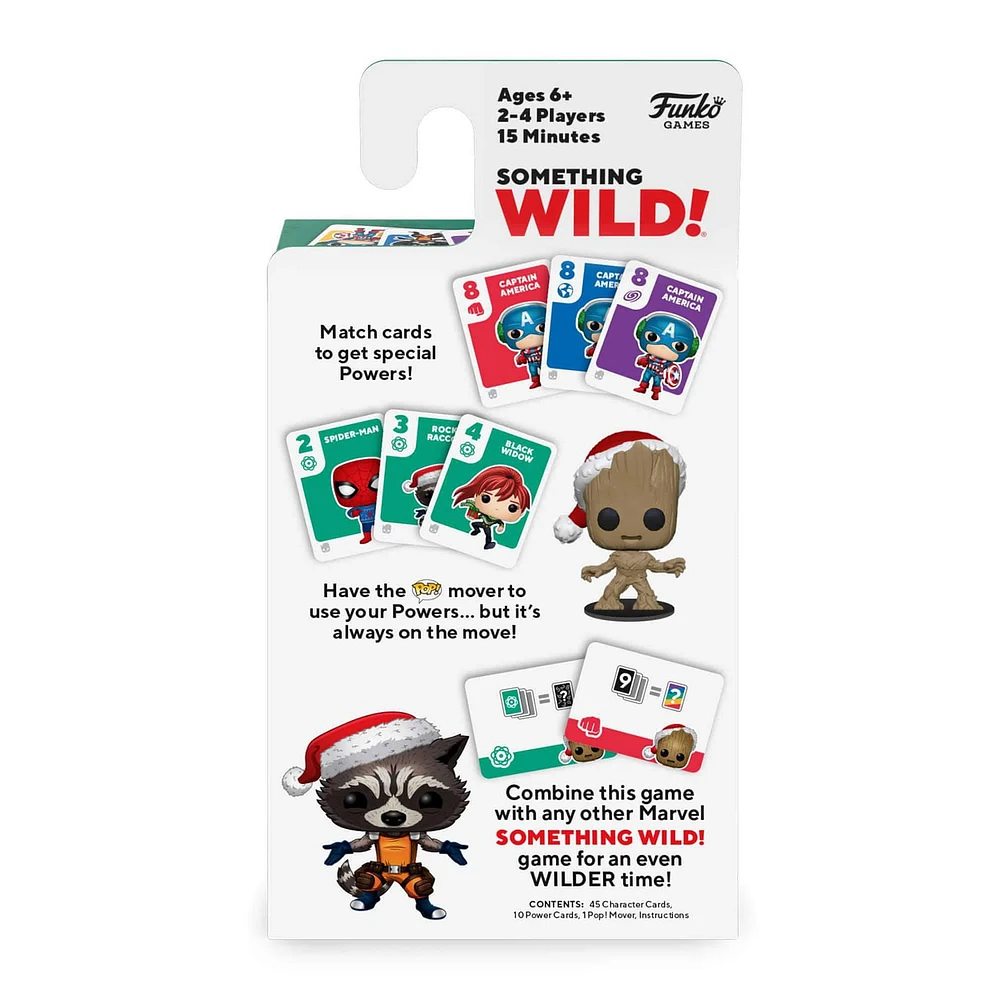 Funko Games SOMETHING WILD! MARVEL – HOLIDAY BABY GROOT GAME