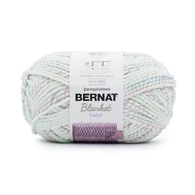 BernatÂ® Blanket Twistâ„¢ Yarn, Polyester #6 Super Bulky, 10.5oz/300g, 220 Yards