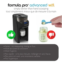 Distributeur de préparation lactée Formula Pro Advanced Wi-Fi de Baby Brezza - Noir