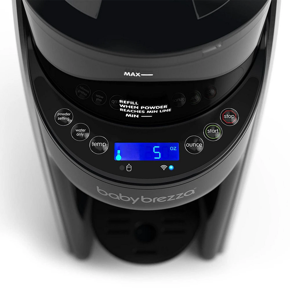 Distributeur de préparation lactée Formula Pro Advanced Wi-Fi de Baby Brezza - Noir