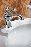 in. W Semi-Recessed White Bathroom Vessel Sink Set For 1 Hole Center Faucet AI