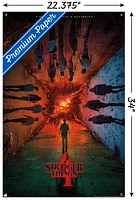 Netflix Stranger Things: Season 4 - Group Teaser One Sheet 22.375" x 34" Wall Poster with Poster Mounts