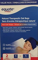 Equate Natural Therapeutic Oat Bags, Hot & Cold Therapy