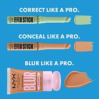 NYX PROFESSIONAL MAKEUP, Cache-cernes correcteur en bâton Pro Fix, Infusé d'acide hyaluronique, Formule en crème - 2 Fair Cache-cernes & correcteur