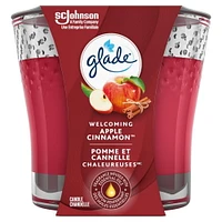 Glade® Scented Candle Air Freshener, Apple Cinnamon, 1 Piece