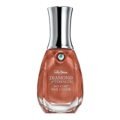 Sally Hansen Diamond Strength® Nail Color, Infused with real Micro-Diamonds & Platinum, 10-day protection from freaking, splitting & cracking, No chip nail colour