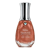 Sally Hansen Diamond Strength® Nail Color, Infused with real Micro-Diamonds & Platinum, 10-day protection from freaking, splitting & cracking, No chip nail colour