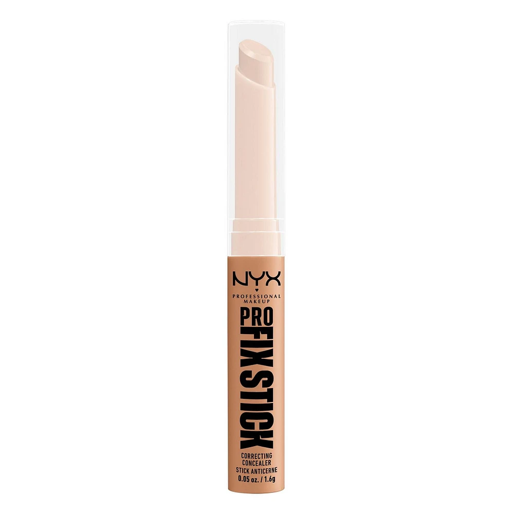 NYX PROFESSIONAL MAKEUP, Cache-cernes correcteur en bâton Pro Fix, Infusé d'acide hyaluronique, Formule en crème - 2 Fair Cache-cernes & correcteur