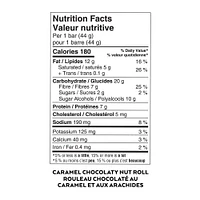 Atkins Caramel Chocolaty Nut Roll Snack Bars, 5 x 44 g Bars