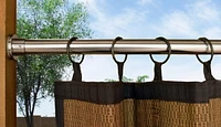 Versailles' Adjustable Indoor/Outdoor Spring Tension Rod 86in - 144in