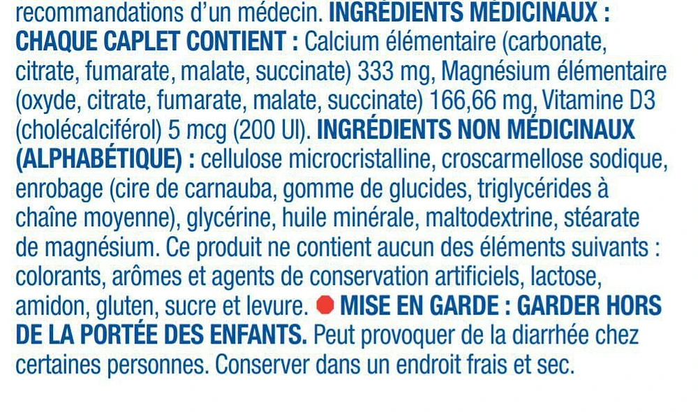 Equate Calcium Magnesium with Vitamin D3