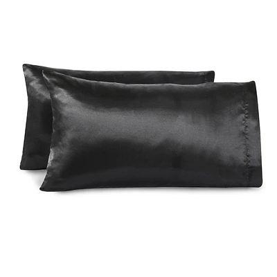 Satin Pillowcase (Set of 2) Silky Soft Covers by Nemcor