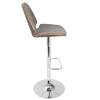 Serena Mid-Century Modern Barstool by LumiSource