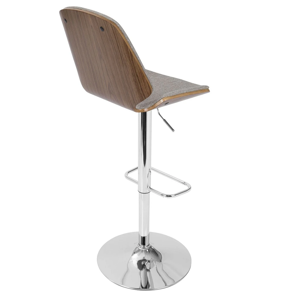 Serena Mid-Century Modern Barstool by LumiSource