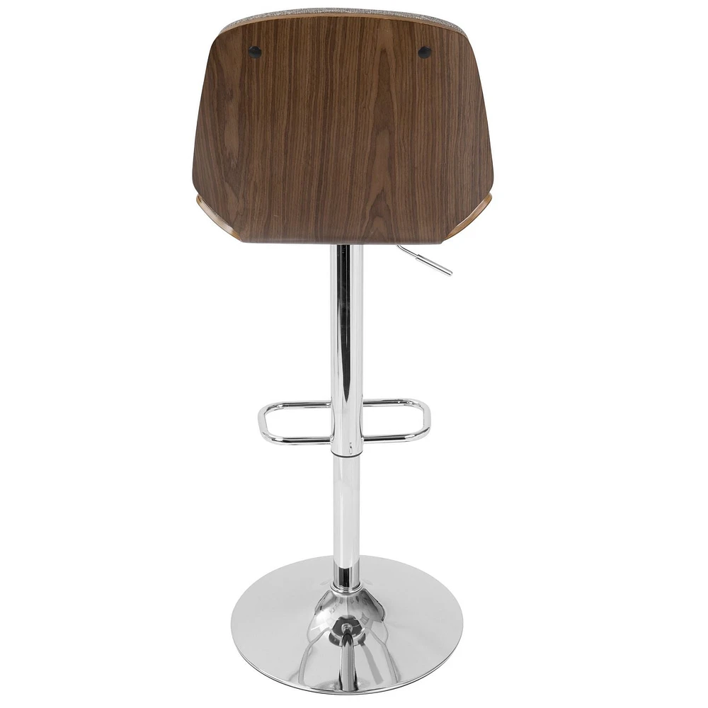 Serena Mid-Century Modern Barstool by LumiSource