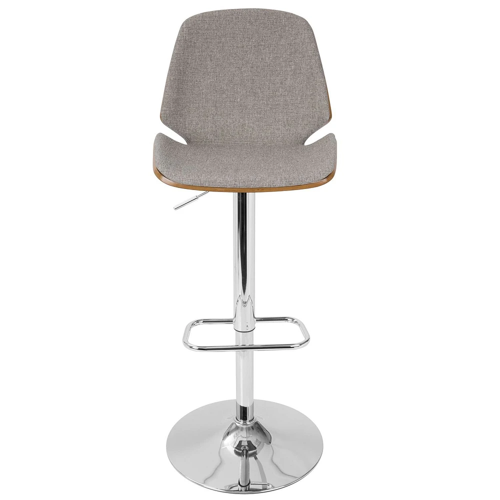 Serena Mid-Century Modern Barstool by LumiSource