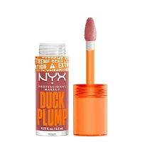 NYX PROFESSIONAL MAKEUP, Brillant à lèvres haute pigmentation Duck Plump, Gloss repulpant, Couleur pigmentée, Formule végane - Strike A Rose (Pink) Infusé gingembre piquant