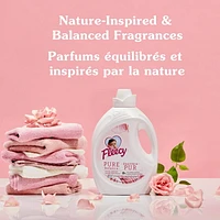 Fleecy Pure Balance Assouplissant à Linge Liquide, Parfum Eau de Rose 3,5 L - 148 Brassées